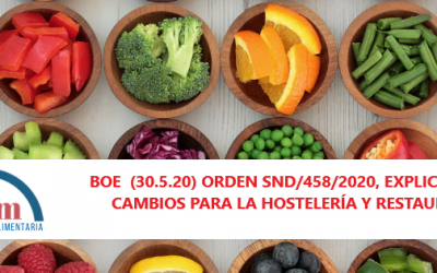 Avances para fase 3, Orden  SND/458/2020, barra, y mas aforo, pero con distancias de seguridad