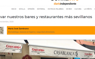 Artículo de opinión en Sevillainfo, Salvar los bares y rest. Sevillanos