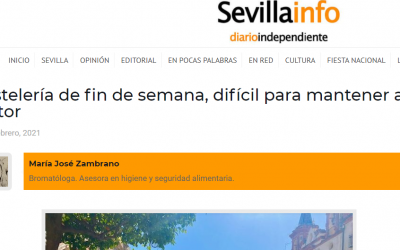 Artículo en Sevillainfo, Hostelería de fin de semana, difícil para mantener el sector