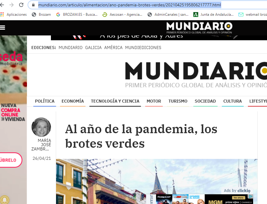 Artículo de opinión en MUNDIARIO, la salida de la crisis en hostelería