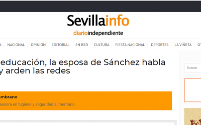 Artículo en Sevillainfo, Hostelería y Begoña Gómez
