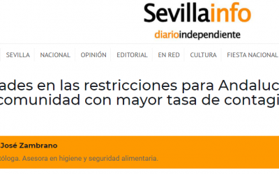 Sevillainfo, sin novedades en hosteleria andaluza en 15 días