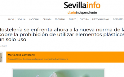 Sevillainfo, Nuevas normas para plásticos en restauración.