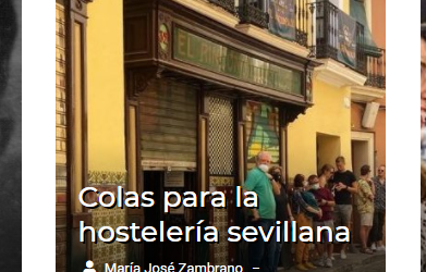 Colas para la hostelería sevillana