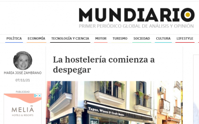 Hostelería comenzamos el despegue