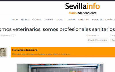 Somos veterinarios, somos profesionales sanitarios