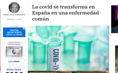 El Covid se convierte en Españaen una enfermedad común