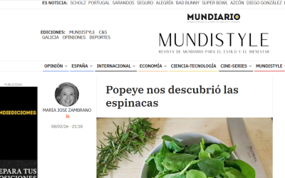 Popeye nos descubrió las espinacas