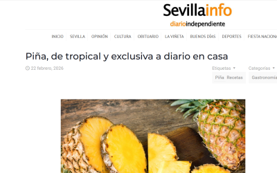 Piña, de tropical y exclusiva a diario en casa