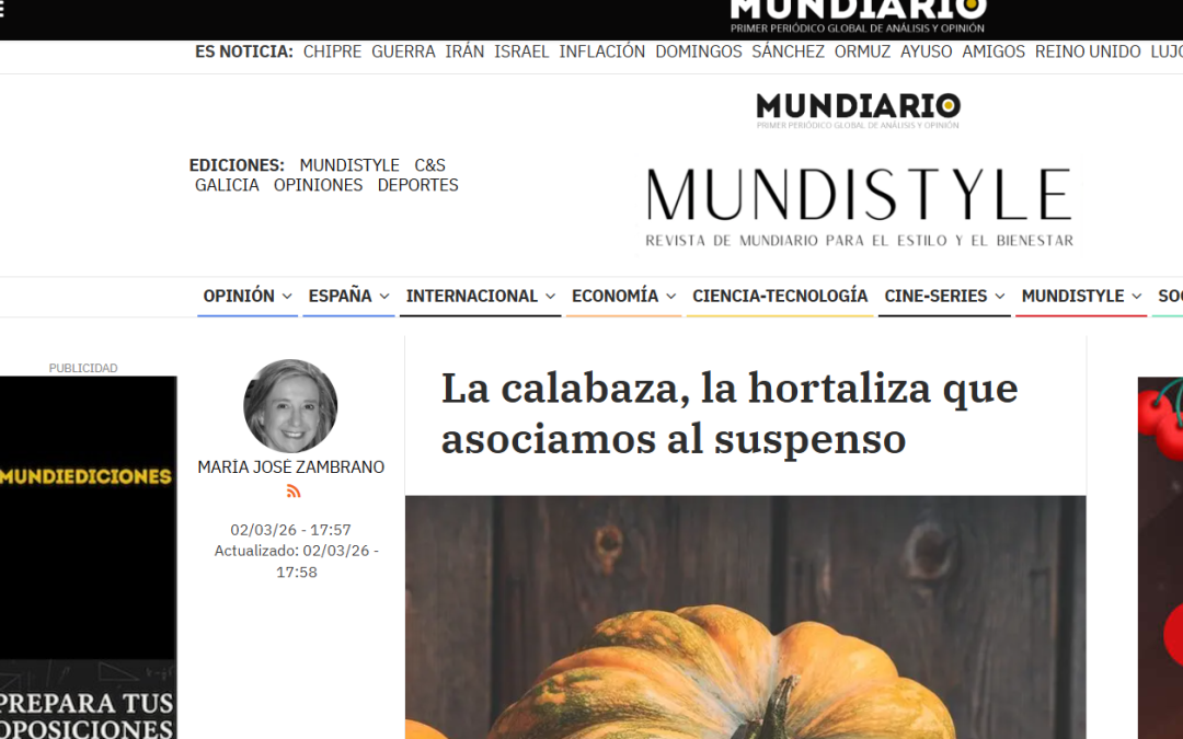 La calabaza, la hortaliza que asociamos al suspenso