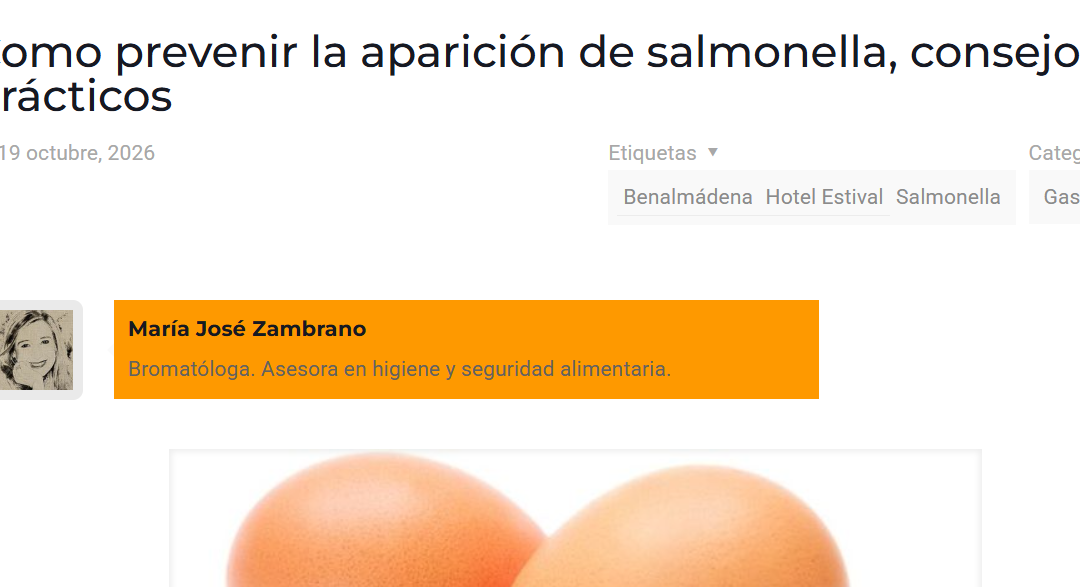Como prevenir la aparición de la salmonella
